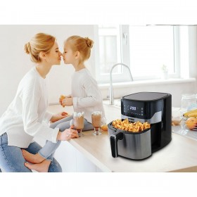 Friggitrice ad Aria N'oveen AF550 Nero 1600 W 6,5 L