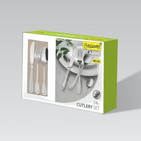 Posate Feel Maestro MR-1519-24 Argentato Acciaio inossidabile