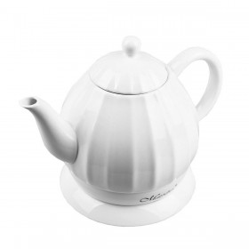 Bollitore Elettrico con Teiera Feel Maestro MR-070 Bianco Ceramica 1200 W 1,2 L