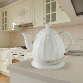 Bollitore Elettrico con Teiera Feel Maestro MR-070 Bianco Ceramica 1200 W 1,2 L