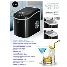 Macchina per il Ghiaccio Lin ICE PRO-B12 Nero 112 W 2,2 L