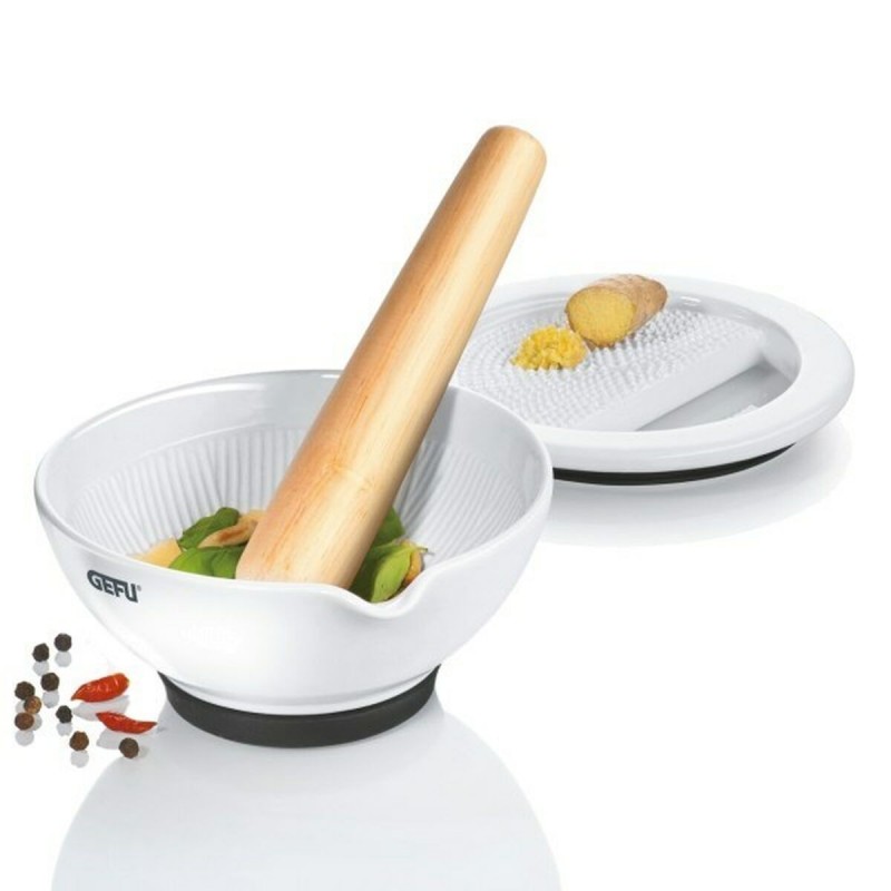 Mortaio e pestello Gefu G-35340 Porcellana