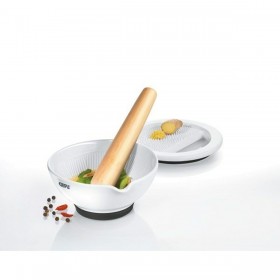 Scatola Decorativa Alexandra House Living Bianco Poliresina 19 x 23 x 19 cm