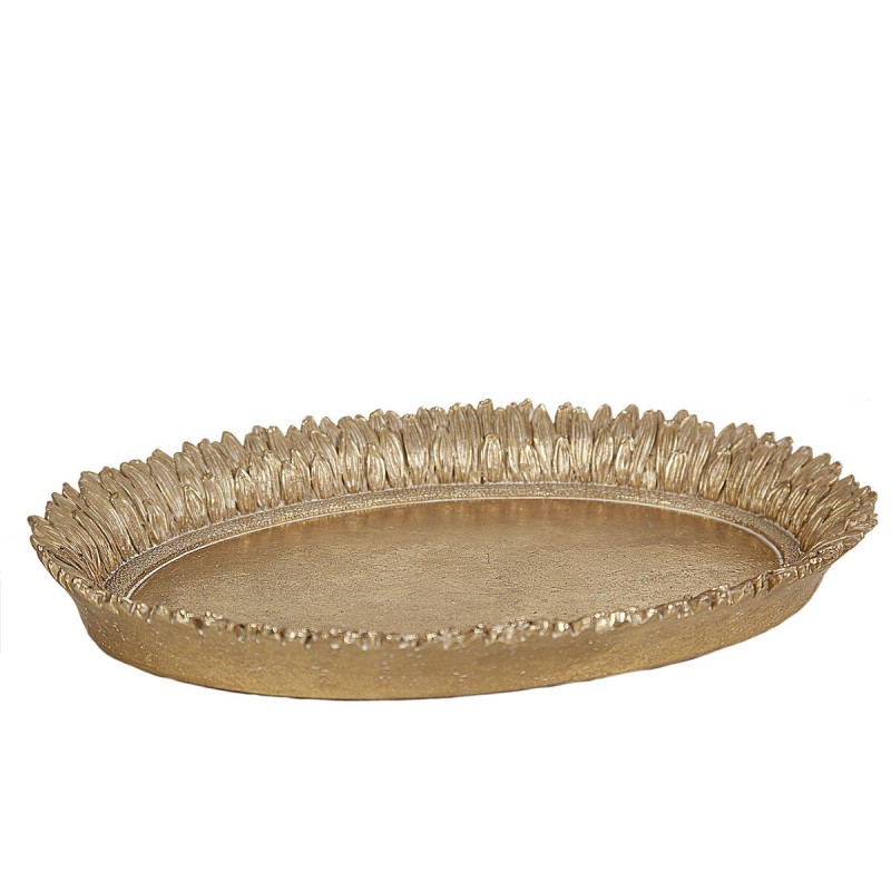 Svuotatasche Romimex Dorato Resina 32 x 4 x 22 cm