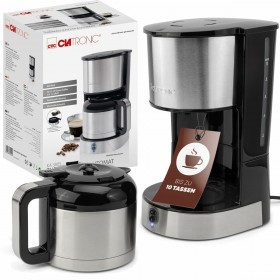Caffettiera superautomatica Clatronic KA 3805 Nero Acciaio 800 W