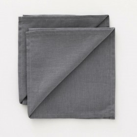 Tovaglioli Belum Multicolore Antracite Lino 50 x 50 cm 2 Unità