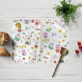 Tovaglietta Singola Kids&Cotton Vegetables 02 Multicolore 45 x 35 cm 2 Unità