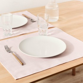 Tovaglietta Singola Belum Liso Rosa 50 x 40 cm Liscio 2 Unità