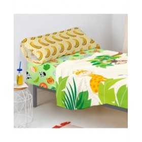 Lenzuolo con angoli HappyFriday MR FOX Multicolore 105 x 200 x 32 cm