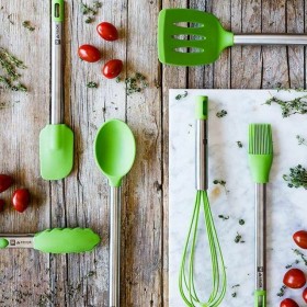 Spatola da Cucina BRA A197002 Verde Metallo Acciaio inossidabile