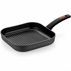 Griglia Monix M810029 (28 x 28 cm) Nero Acciaio inossidabile Alluminio