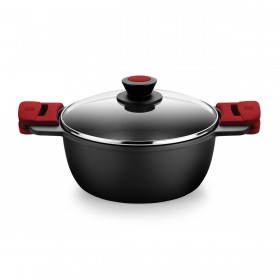 Casseruola con coperchio in vetro BRA A410320 3 L 1,6 L