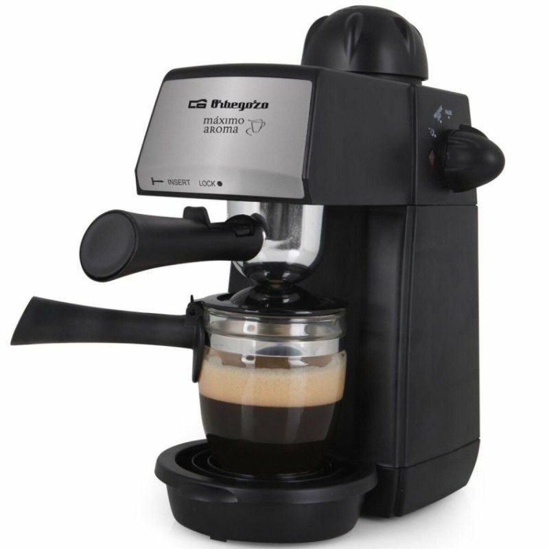 Caffettiera Express a Leva Orbegozo 16782.0 Nero 6 Tazze
