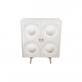 Credenza Romimex Bianco Legno di mango 42 x 111 x 91 cm