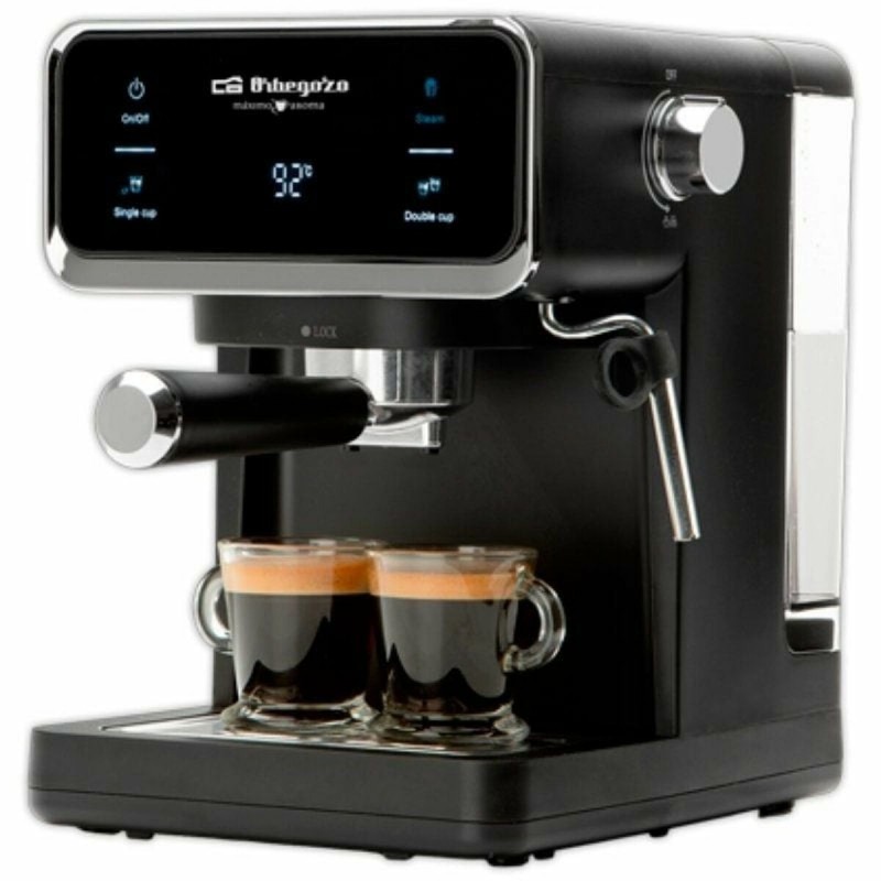 Caffettiera Express a Leva Orbegozo 18309 Nero