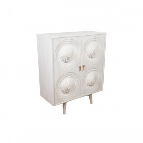 Credenza Romimex Bianco Legno di mango 42 x 111 x 91 cm