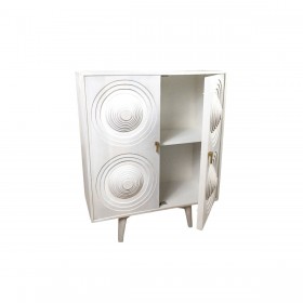 Credenza Romimex Bianco Legno di mango 42 x 111 x 91 cm