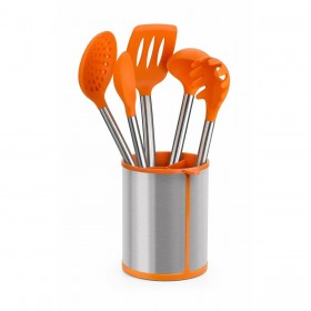 Mestolo BRA A195008 Arancio Acciaio inossidabile