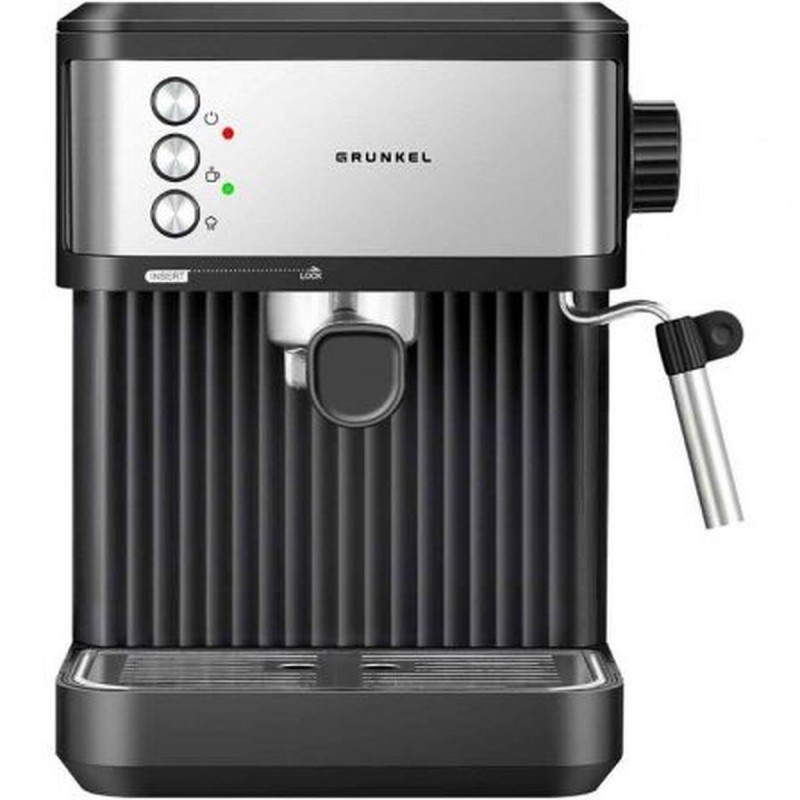 Caffettiera Express a Leva Grunkel CAFPRESSO-20AROMA Nero Argento