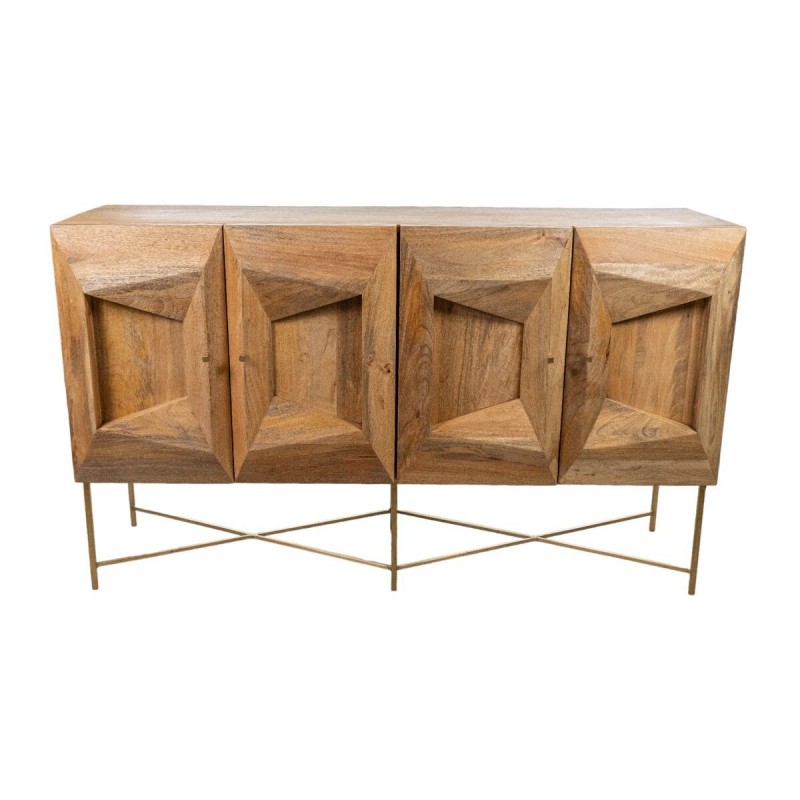 Credenza Romimex Marrone Dorato Legno di mango 44 x 92 x 152 cm