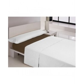 Lenzuolo con angoli aderenti Happy Home MIX COLORS Marrone Matrimoniale 150 x 200 + 30 cm