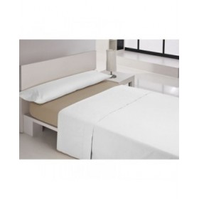 Lenzuolo con angoli aderenti Happy Home MIX COLORS Terra Matrimoniale 160 x 200 + 30 cm