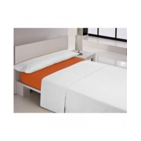 Lenzuolo con angoli aderenti Happy Home MIX COLORS Arancio Matrimoniale 160 x 200 + 30 cm