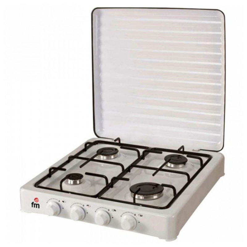 Cucina a Gas Grupo FM HG-400 Bianco Gas 100 W (Ricondizionati C)