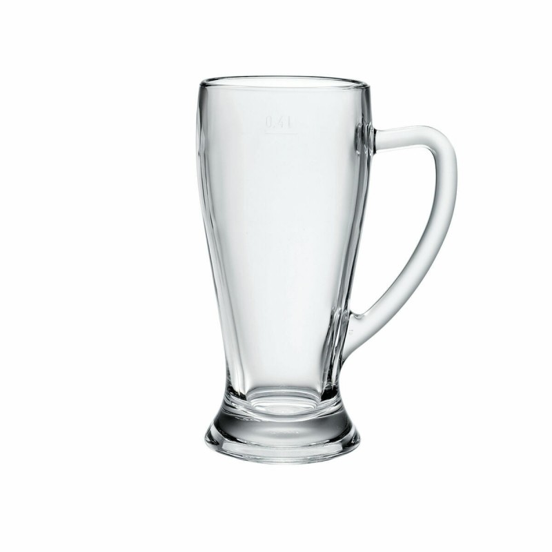 Set di Caraffe Bormioli Rocco C6 400 ml Trasparente Birra 6 Unità (Ricondizionati B)