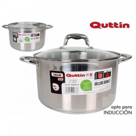 Pentola Quttin 10 L Argentato (Ricondizionati A)