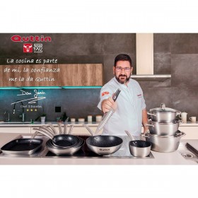 Pentola Quttin 10 L Argentato (Ricondizionati A)