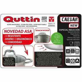 Pentola Quttin 10 L Argentato (Ricondizionati A)
