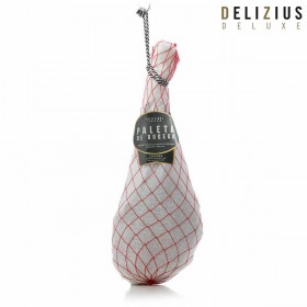 Set di Spalla di Prosciutto Stagionata e Porta Prosciutto Delizius Deluxe