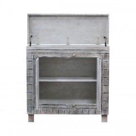 Baule Romimex Bianco Naturale Legno di mango 45 x 110 x 120 cm