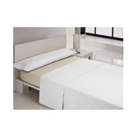 Lenzuolo con angoli aderenti Happy Home MIX COLORS Beige Osimano 180 x 200 + 30 cm