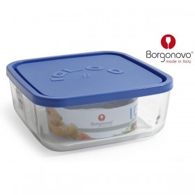 Porta pranzo Borgonovo Igloo Azzurro 22 x 22 x 9 cm 18,5 x 18,5 x 7,4 cm
