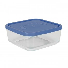 Porta pranzo Borgonovo Igloo Azzurro 22 x 22 x 9 cm 18,5 x 18,5 x 7,4 cm