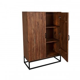Armadio Romimex Marrone Legno di acacia 40 x 140 x 95 cm