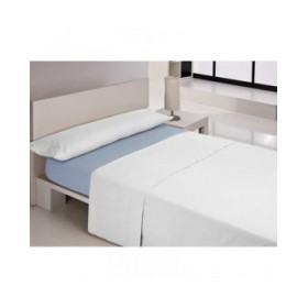 Lenzuolo con angoli aderenti Happy Home MIX COLORS Azzurro Osimano 200 x 200 + 30 cm