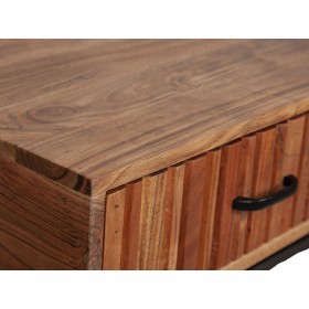 Console Romimex Marrone Legno di acacia 35 x 78 x 90 cm