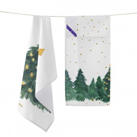 Panno da Cucina HappyFriday XMAS Multicolore 70 x 50 cm 15 x 1 x 38 cm (2 Pezzi)