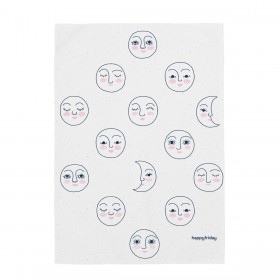 Panno da Cucina HappyFriday Moon Multicolore 70 x 50 cm (2 Unità)