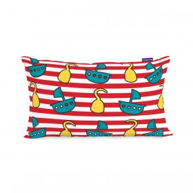 Fodera per cuscino HappyFriday Mr Fox Flying Boy Multicolore 50 x 30 cm