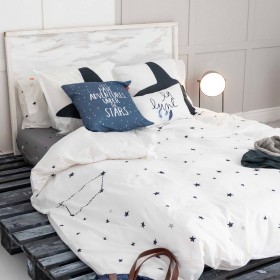 Copripiumino HappyFriday Blanc Constellation  Multicolore 240 x 220 cm