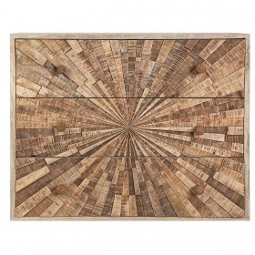 Cassettiera Romimex Naturale Legno di mango 80 x 85 x 40 cm