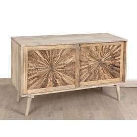 Credenza Romimex Naturale Legno di mango 115 x 70 x 40 cm