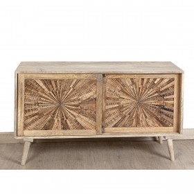 Credenza Romimex Naturale Legno di mango 115 x 70 x 40 cm