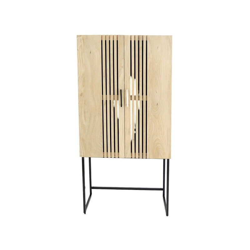 Armadio Romimex Naturale Metallo Legno di mango 80 x 161 x 43 cm