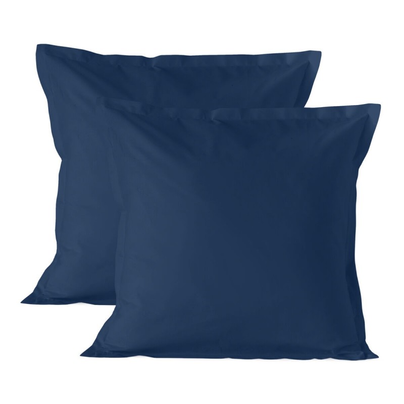 Set di federe HappyFriday Blu Marino 60 x 60 cm 15 x 1 x 38 cm