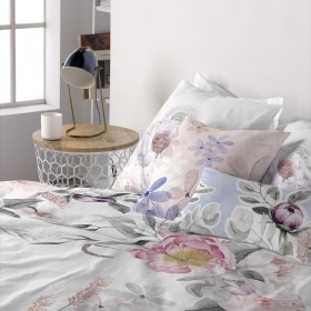 Set di federe HappyFriday Delicate bouquet Multicolore Matrimoniale 50 x 75 cm 15 x 1 x 38 cm